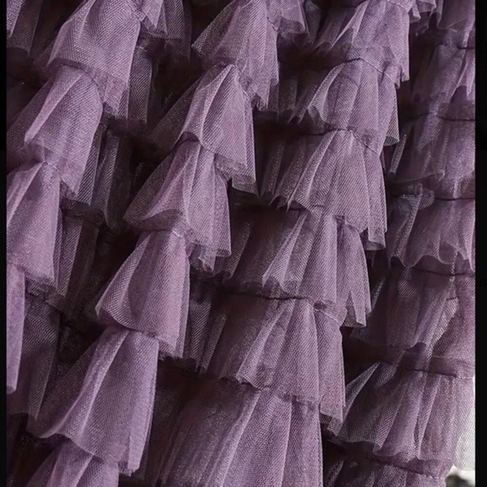 Multilayer Ruffles Tulle Skirt - Picture 3 of 4